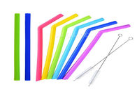 Eco Friendly Silicone Drinking Straw , Bpa Free Reusable Straws ROSH Approval